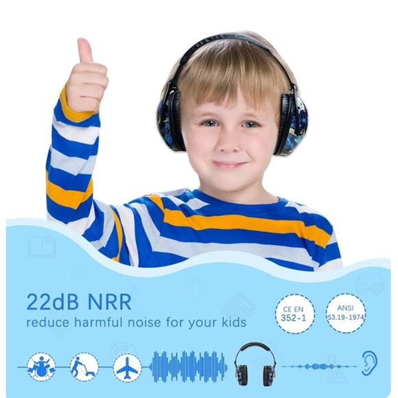 ZOHAN EM030 Kids Ear Protection Safety Ear Muffs - Picture 9 of 14